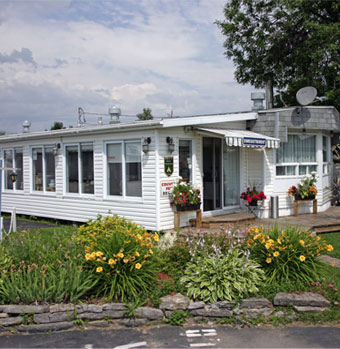 Entrée du camping